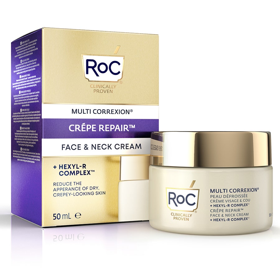 Smooth Skin Face and Neck Cream 50ml Multi-correction Roc